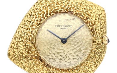 Patek Philippe Reference 788/2 ‘Ricochet’ | A yellow gold asymmetrical open-faced watch, Designed by Gilbert Albert, Circa 1967