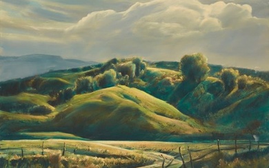 Paul Lauritz (1889-1975), "California Hills, at Malibu"