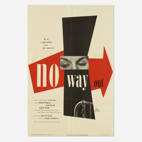 Paul Rand, No Way Out poster