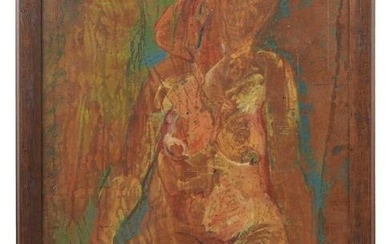 RUSSIAN FEMALE NUDE OIL PAINTING BY YURI ANNENKOV