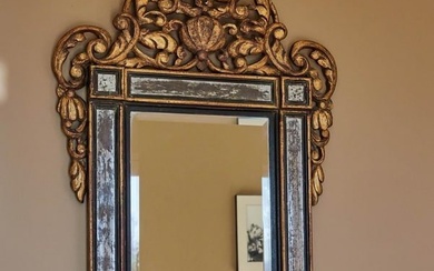Raquel Welch | Carved Gilt And Ebonized Wood Mirror