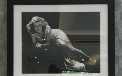 Rita Hayworth Silver Gelatin Print Signed Hurrell