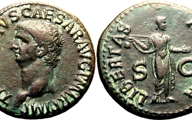 Roman Empire Claudius AD 41-50 Æ As Very Fine