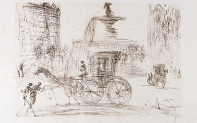 Salvador Dali (1904-1989) Plaza Fountain, New York City (Field 64-3-C; M&L 114b)