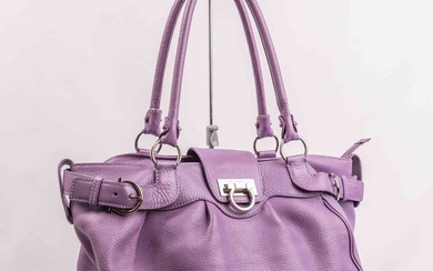 Salvatore Ferragamo - Purple Leather Handbag - Handbag