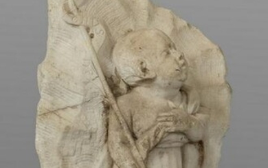 San Giovannino, frammento di scultura in marmo