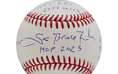 Scott Rolen St. Louis Cardinals Autographed 15 Inscription Career Stats MLB Baseball