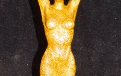 Sculpture, Fraai Sculptuur van Naakte vrouw in Art Deco Stijl - Starfish - 29 cm - Bronze, Marble - 2010
