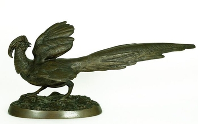 Sculpture of pheasant - France - Bronze - about 1900