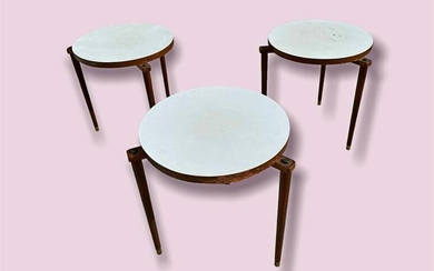 Set 3 Mid Century Stacking Side Tables