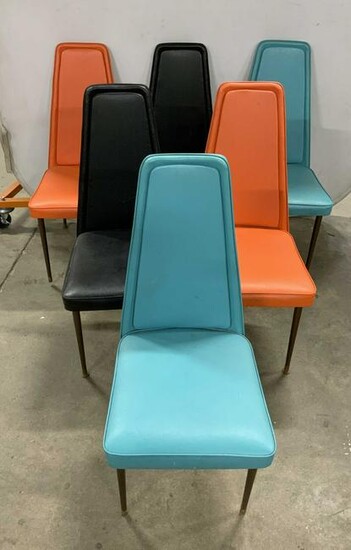 Set 6 SPARTAN MCM Vintage Side Chairs