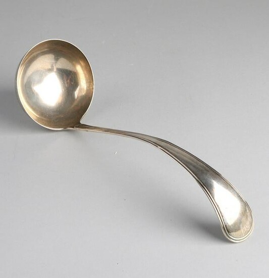 Silver soup ladle, 833/000, model princess. MT .: JM