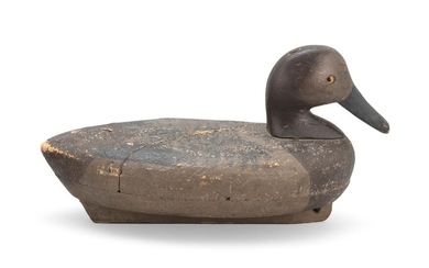 CORK-BODIED DECOY, POSSIBLY A GADWALL First Quarter of...