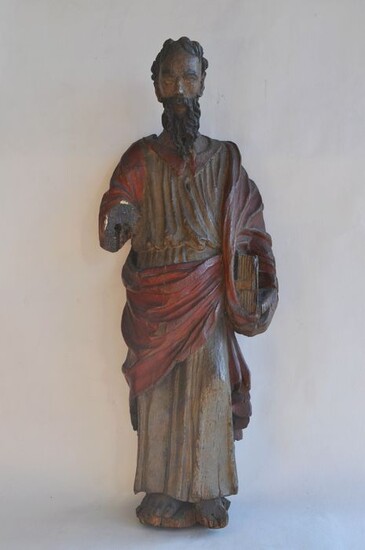 Statue of saint - Wood, Polychrome - Early 16th century