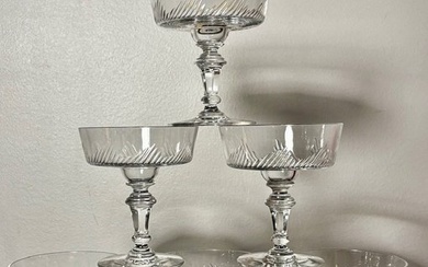 Style Choisy-Le-Roi/Val Saint Lambert/Baccarat - Drinking glass (6) - Crystal