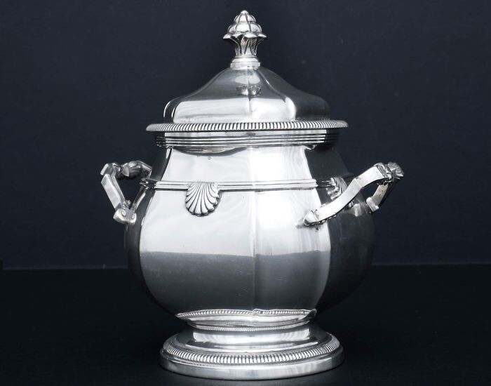 Sugar bowl (1) - .800 silver - Europe - Early 20th century