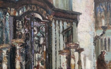 Suzanne Minier (1884-1955) - Church interior