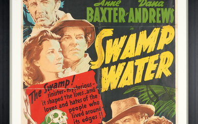 Swamp Water Vintage Poster United States, 1941