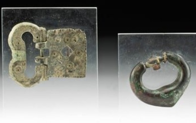 Syro-Hittite, Roman, Byzantine Bronze Buckles & Bird
