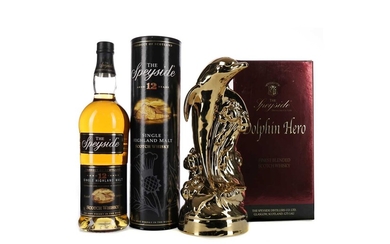 THE SPEYSIDE DOLPHIN HERO BLEND AND SPEYSIDE AGED 12 YEARS