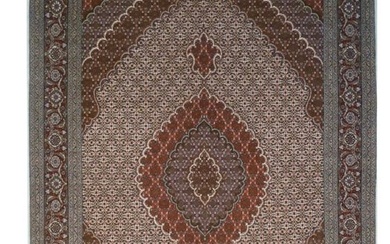 Tabriz Mahi with silk - Carpet - 299 cm - 201 cm