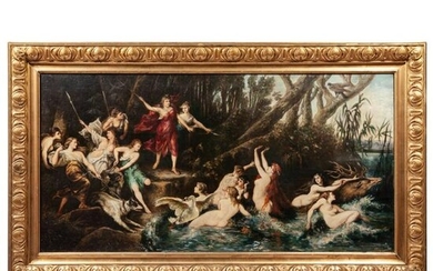 "The hunt of Diana", after Hans Makart, circa 1870/80