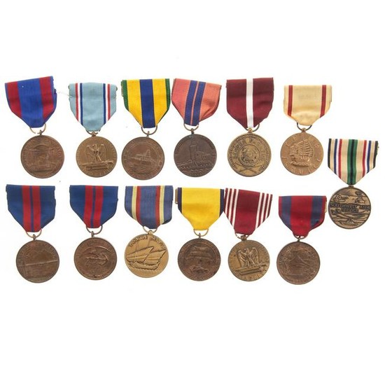 Thirteen Assorted U.S. Service Medals
