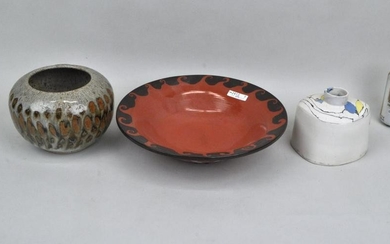 Three Signed Modern Ceramic Wares