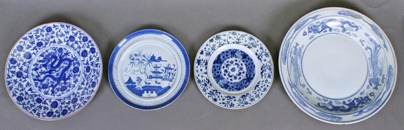 Chinese Blue & White Ware: Plates (18th – 20th