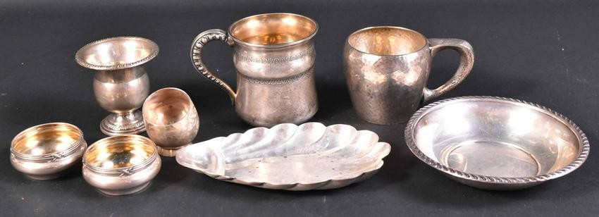 Two American Sterling Silver Handled Cups