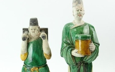 Two Chinese Tang Dynasty Dishes
