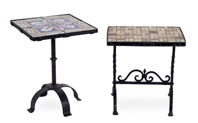 Two Iron Tables.