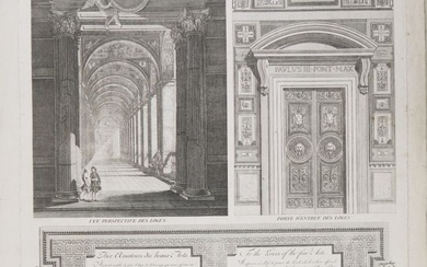 URBINO (Raffael da). Les loges peintes à Rome au palais du Vatican. Paris, Blankestein, 1813....