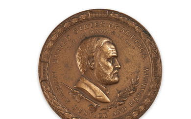 Ulysses S. Grant American Indian Peace Medal, U.S. Mint, Philadelphia,...