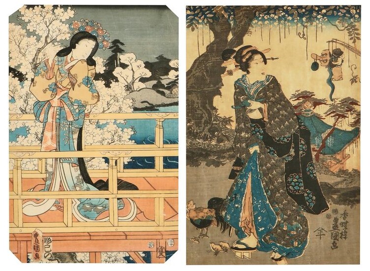 Utagawa Kunisada (Toyokuni III), woodblock prints