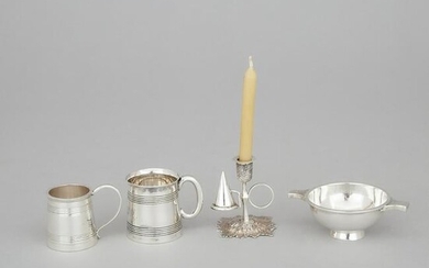 Victorian Silver Miniature Chamberstick, Yapp &
