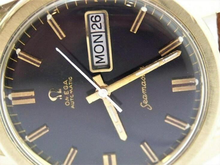 Vintage 14k Gold Cap OMEGA SEAMASTER Automatic DAY DATE
