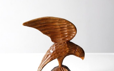 Vintage Hand Carved Eagle