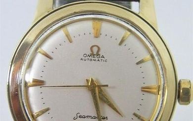 Vintage Solid 14k Gold OMEGA SEAMASTER Automatic Watch