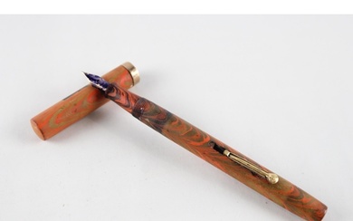 Vintage WATERMAN Light Wood Effect Fountain Pen w/ 14ct Nib,...