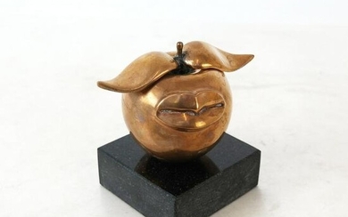 Whimsical Brass Sculpture, Unsigned