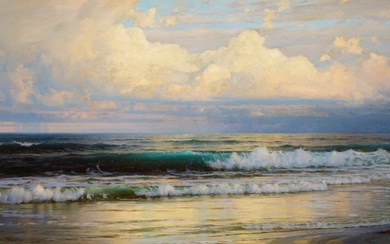 William Trost Richards (1833-1905), Summer Sea