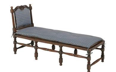 William and Mary Walnut Day Bed
