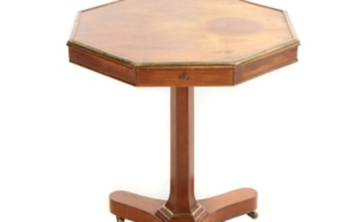 Parcel-Gilt Octagonal Side Table, 19th Century
