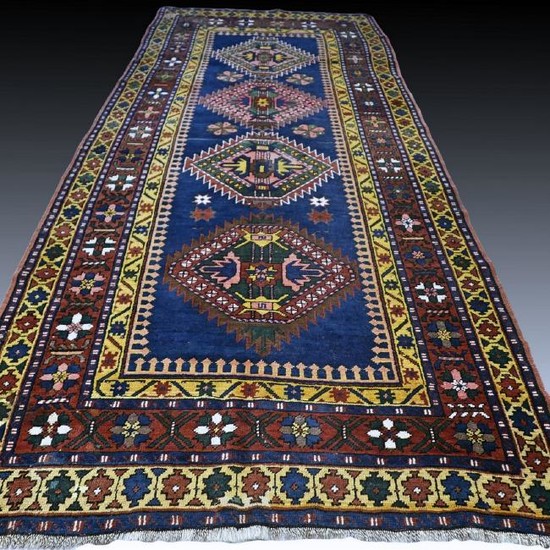 Antique 1920s Kazak rug - collectors item