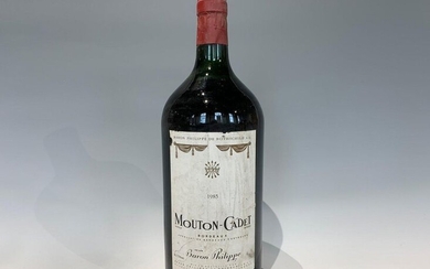 1 Db Mg Château Mouton Cadet 1985 - Bordeaux - ET