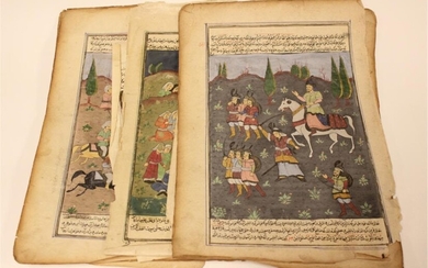 10 HAND PAINTED PERSIAN MINIATURE PAINTING