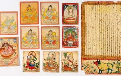 12 BUDDHISTISCHE MINIATUREN