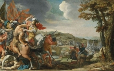 Charles Poërson (Vic-sur-Seille 1609-1667 Paris), A cavalry skirmish