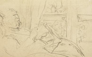 Edouard Vuillard (1868-1940), Madame Vuillard devant la fenêtre